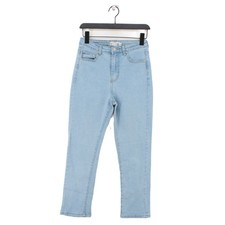 In The Style Women's Jeans UK 8 Blue Cotton with Elastane, Polyester Straight