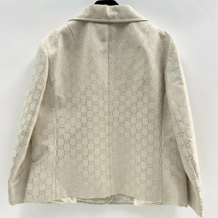 GUCCI Interlocking G Tailored Jacket 68% Wool Siz… - image 2