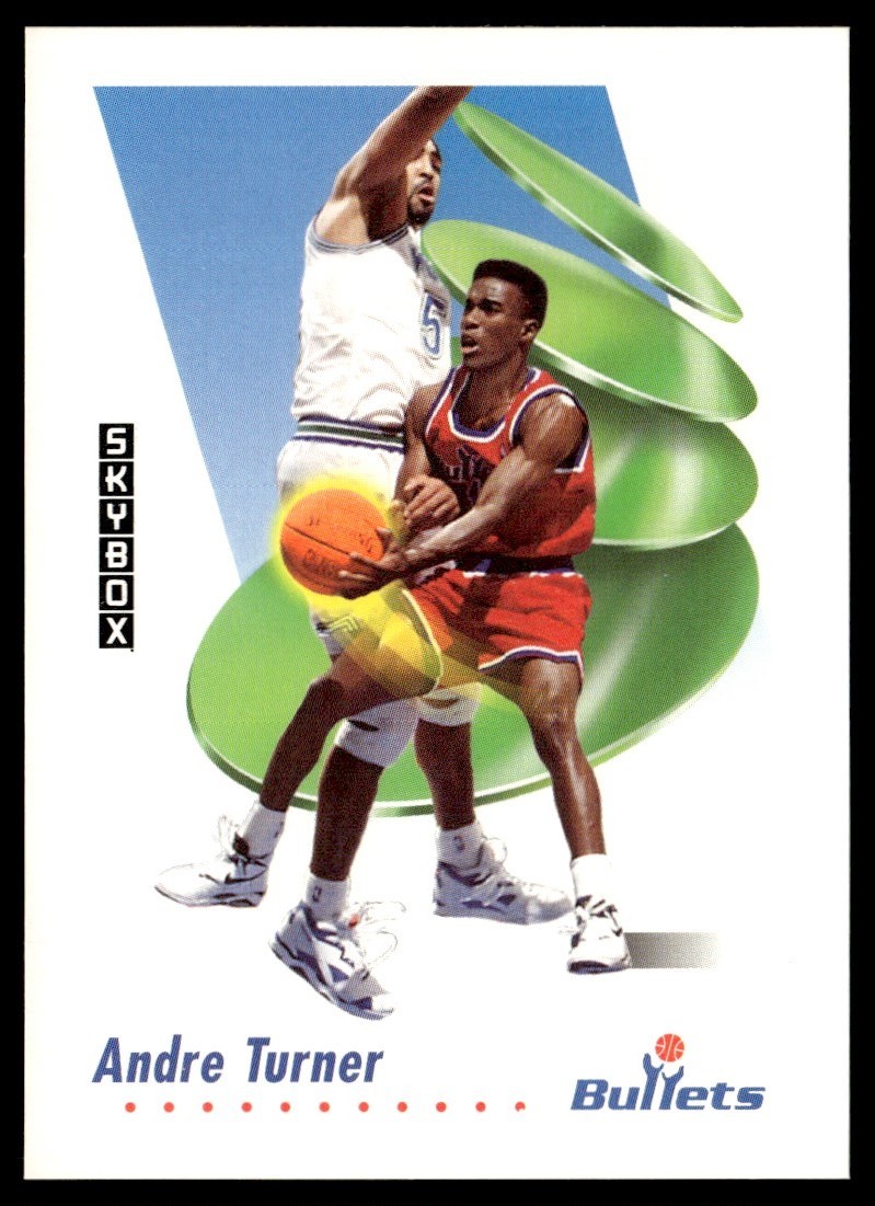 1991-92 SkyBox Andre Turner Washington Bullets #652