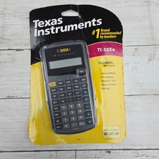 Texas Instruments Calculator Black TI-30Xa Scientific Battery Powered