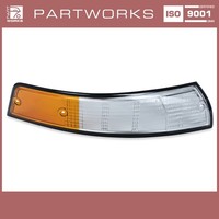 Blinkerglas FüR Porsche 911 F '69-'73 Blinker Vorne Weiß-Orange Schwarz Rechts