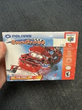 Polaris SnoCross (Nintendo 64 N64 2000) Complete CIB w/ Reg - In Shrink Wrap!