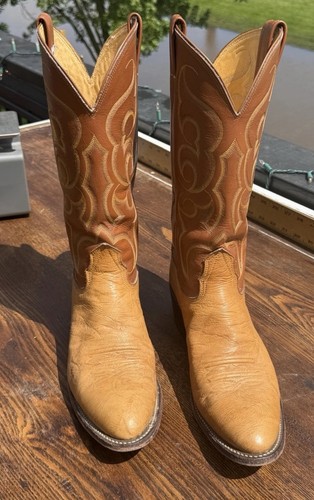 Nocona Buttercup USA Vintage Western Cowboy Dance Hall Rodeo Boots Sz US 11 B - Afbeelding 2 van 11
