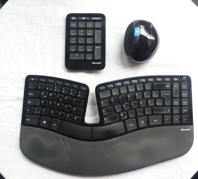 Microsoft Sculpt Ergonomic Modell 1559 Tastatur Maus Numpad Kabellos QWERTZ