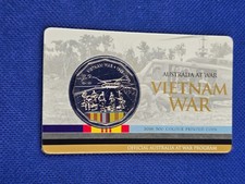 Australian 2016 Carded 50 cent Australia at War - Vietnam War by RAM