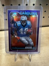 2024 Topps Chrome Stephen Davis Purple Refractor #14 Carolina Panthers /275