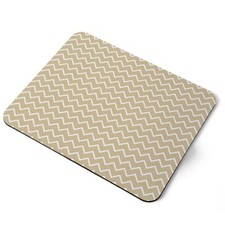 Mouse Mat Pad - Sandy Waves Pattern Print Beach Laptop PC Desk Office #46273
