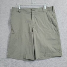 Nike Golf Tour Performance Mens Dri-Fit Striped Shorts Size 35 Gray 10CT