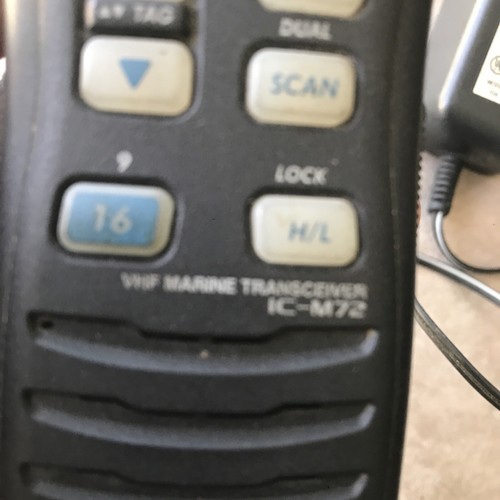 Marine Transceiver ICOM IC-M72 VHF Radio,tested And Working - Zdjęcie 11 z 11