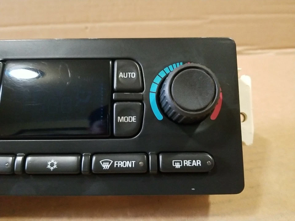 GMC ENVOY BRAVADA TRAILBLAZER BUICK 2002-2005 UNIDAD DE CONTROL DE CLIMA ORIGINAL 15085358 Foto 4 de 4