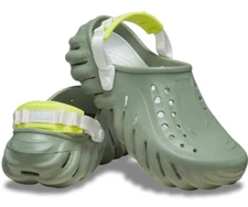 New Crocs Echo Clogs Mens Size 11 Moss Green Shoes Slides 207937-308