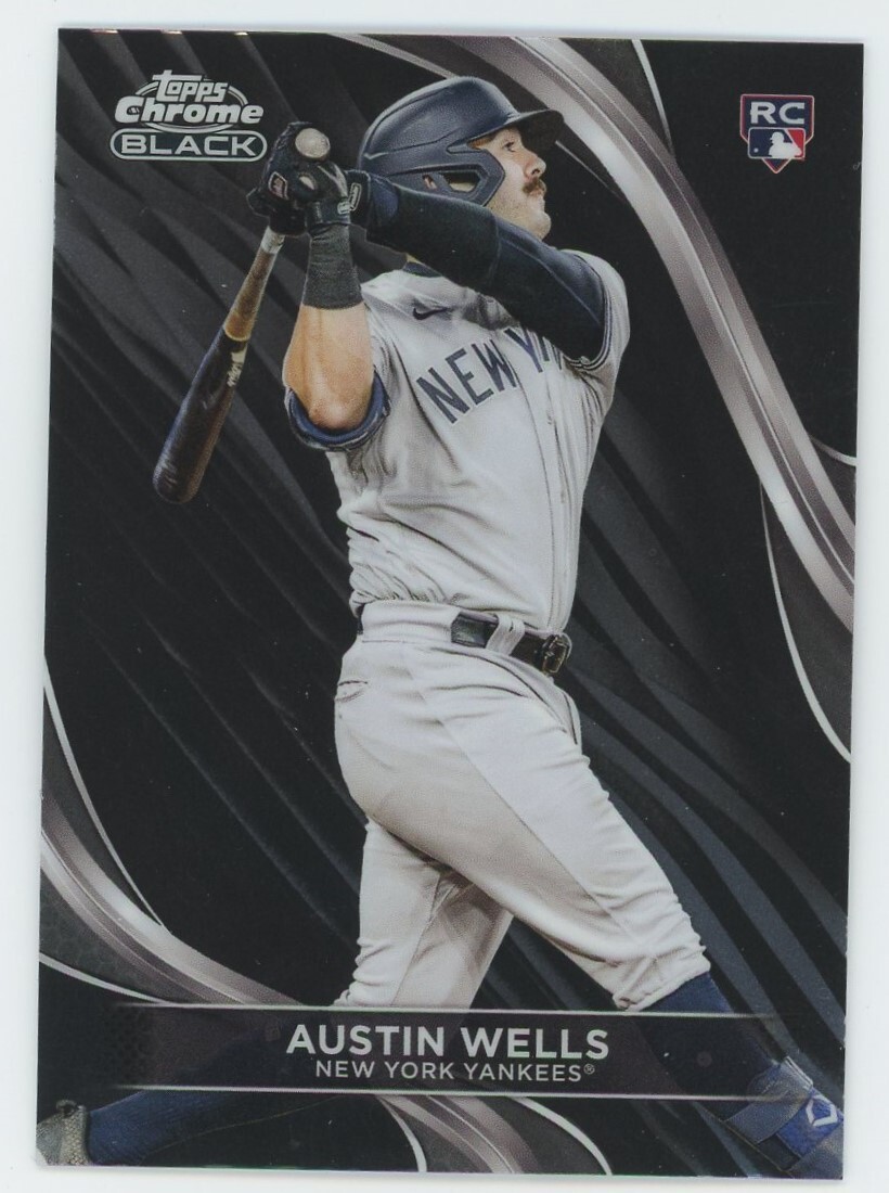 MLB 2024 Topps Chrome Black Austin Wells #8 [Rookie] | eBay