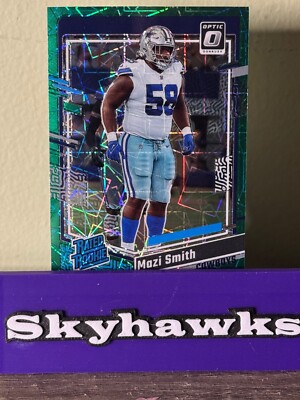 Mazi Smith, Dallas Cowboys, 2023 Donruss Optic, Green Velocity, RC, #228