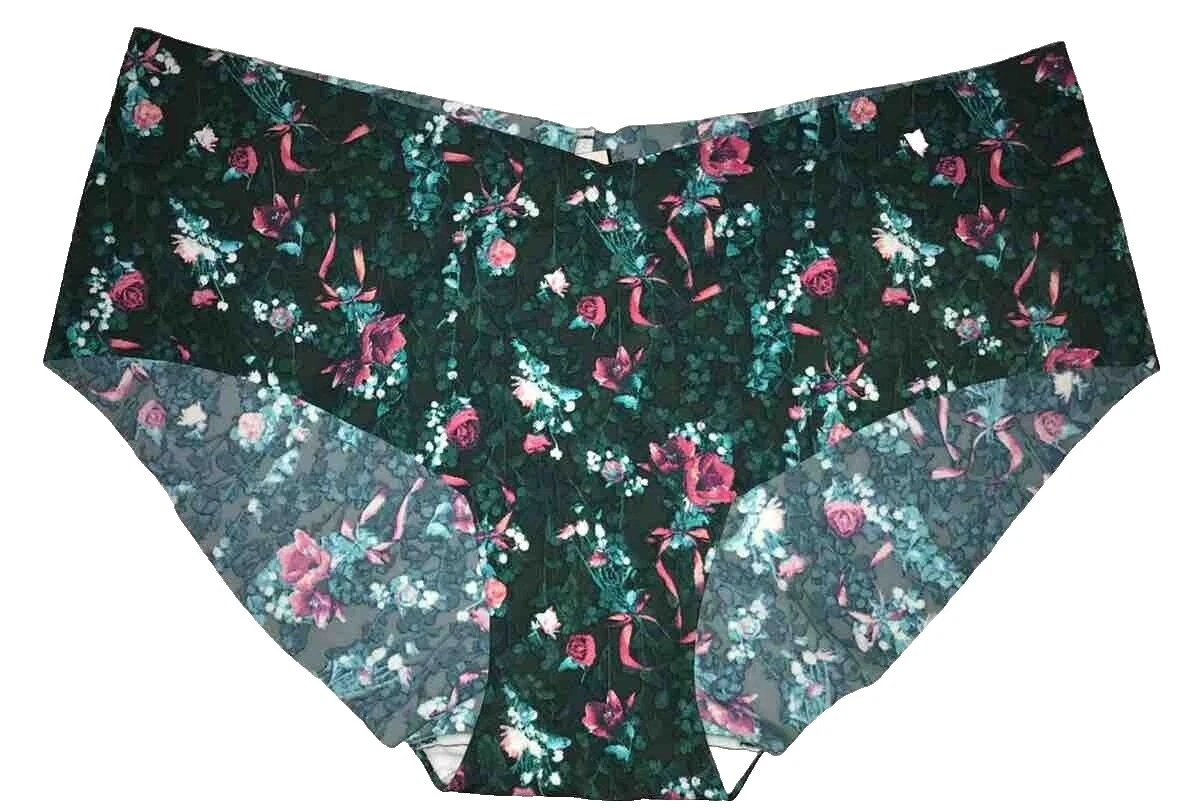 Seamless 100% Cotton Floral Panties for Women