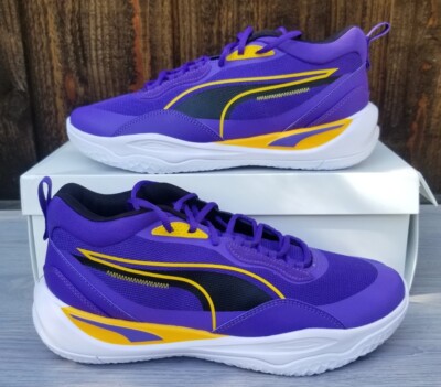 Size 10½ - Puma Basketball Playmaker Pro 'Lakers' NEW 377572-08
