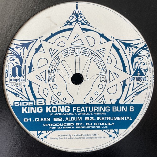 SELF SCIENTIFIC + BUN B - LIVE N BREATHE / KING KONG (12") 2005!! RARE!! UGK - Picture 4 of 4