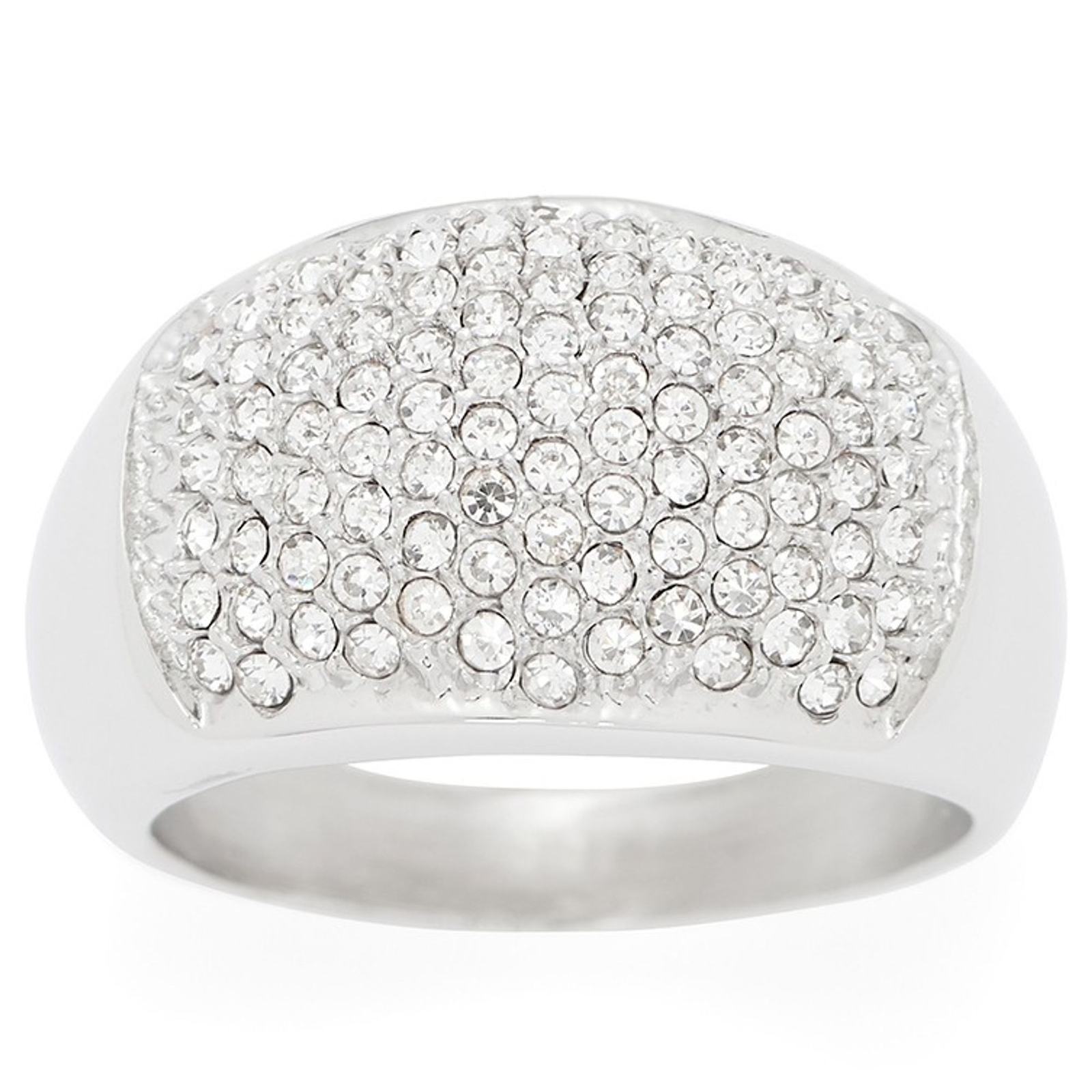 Кольцо Leonardo Damen Ring lume Edelstahl wei Glassteine 53 169 015724 16790₽