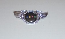 DEVO New Wave Pop Band Concert Pin Song Badge Whip Good Men Freedom Choice MTV I