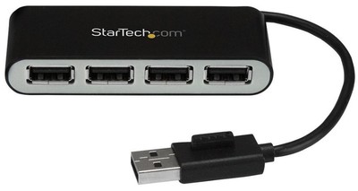STARTECH - 4 Port Portable USB 2.0 Hub, Bus Powered