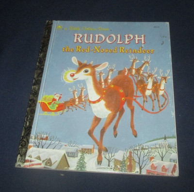 Vintage! Rudolph the Red-Nosed Reindeer (1985. A Little Golden Book ...