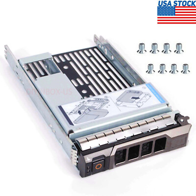 For Dell 2.5'' to 3.5'' Caddy Adapter & 3.5'' HDD Caddy 0X968D F238F SAS/SATA Tray