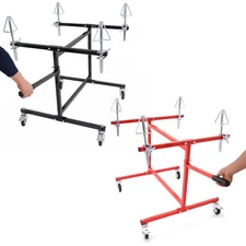 Black/Red Wheel Paint Stand Holder Wheel Rim Painting Stand Drying Rack Repair