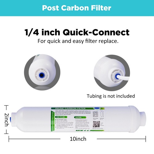 7 Pack 5 Stage Reverse Osmosis System Water Filter Home RO Cartridges 1-Year Set - Picture 10 of 12