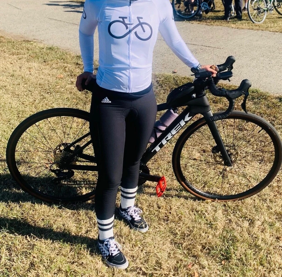 Culotte con tirantes de ciclismo Adidas para mujer The Padded COLD.RDY talla pequeña Foto 2 de 2