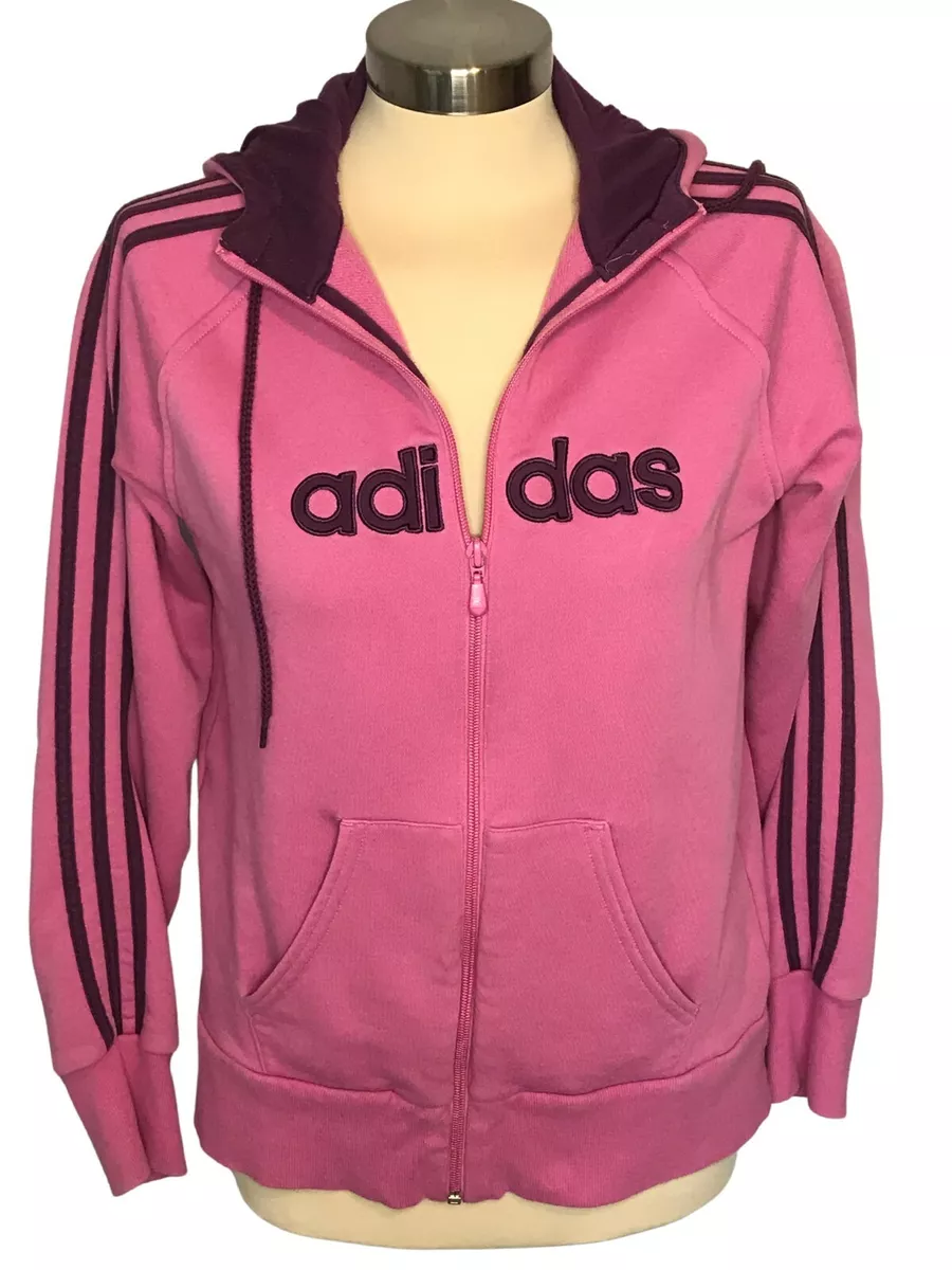 Adidas sale pink hoodie