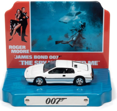 Johnny Lightning 1:64 A.S.S NEU James Bond Lotus Esprit Tin Display The Spy who 