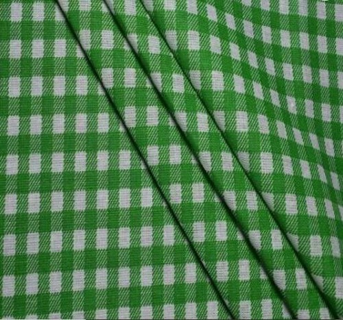 HAPPY VALUE Cotton Fabric GREEN AND WHITE GINGHAM .806 yd (29") X 44" - Picture 3 of 3
