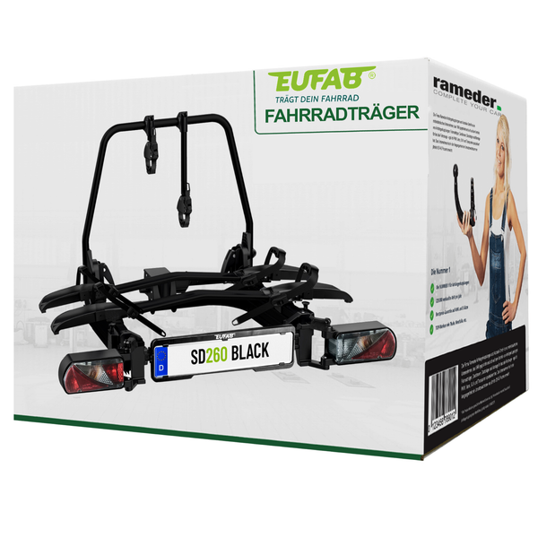 Eufab FahrradträGer SD260 FüR 2 FahrräDer 60 Kg Top-image