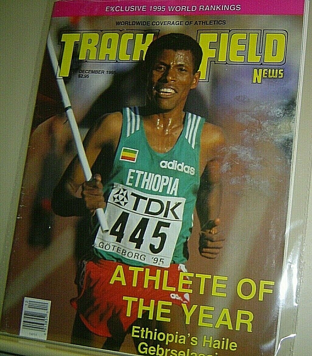 TRACK & FIELD NEWS MAGAZINE Dec 1995 HAILE GEBRSELASSIE Noureddine