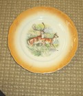 THREE D. E. McNICHOL East Liverpool, England ANTIQUE Deer Plates - 8 1/4" — photo 2