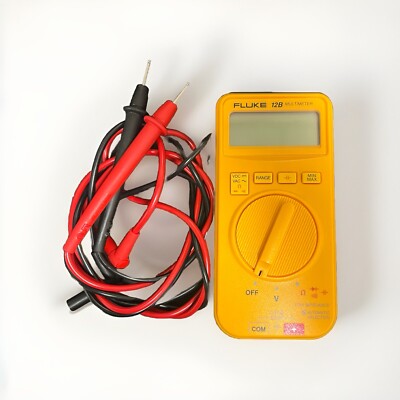 Fluke 12B Multimeter   New Battery And Leads   Tested!