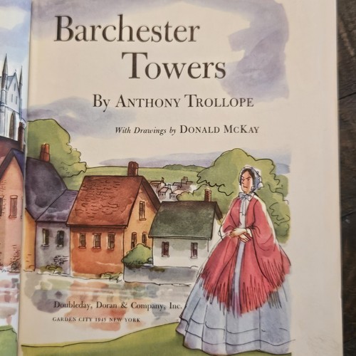 Barchester Towers By Anthony Trollope Signed By Illustrator Donald Mckay Limited - Picture 3 of 8