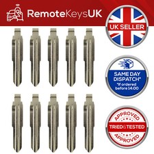 10 x TOY41R Toyota KEYDIY XHORSE VVDI Remote Flip Key Blades