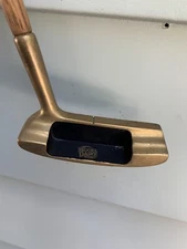 Sutters Mill Gold Putter With Hickory Shaft “Model Dairy” Logo Golf Club 35” RH