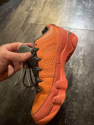 Nike Air Jordan 9 Retro Low Bright Mango 832822-805 US 8.5 UK 7.5