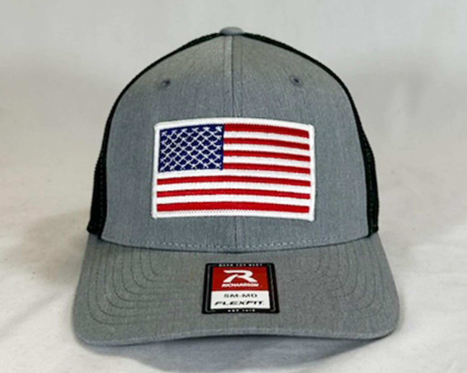 Richardson 110 American Flag Stretch Fit Mesh Back Hat S/M