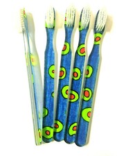 5-PACK FUN Vintage NEW Designer Toothbrush
