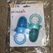 Munchkin Fresh Food Feeder, 2 Count, Blue/Mint