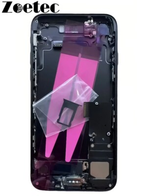 Für iPhone 7/7 Plus Gehäuse Rückseite Back Chassis Ersatz Grade S+ Schwarz