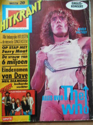 HITKRANT 20 - 1977 Roger Daltrey THE WHO Neil Diamond Eagels Lindsay Wagner