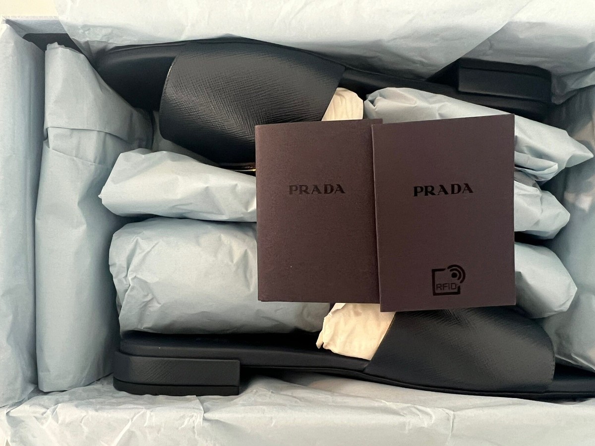 Prada Saffiano patent leather sandals  ★関税込 Prada Saffiano patent leather sandals for Women - Black in