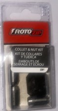 Rotozip 1/8  5/32  and 1/4  Replacement Collets and Collet Nut Kit, 4-Piece