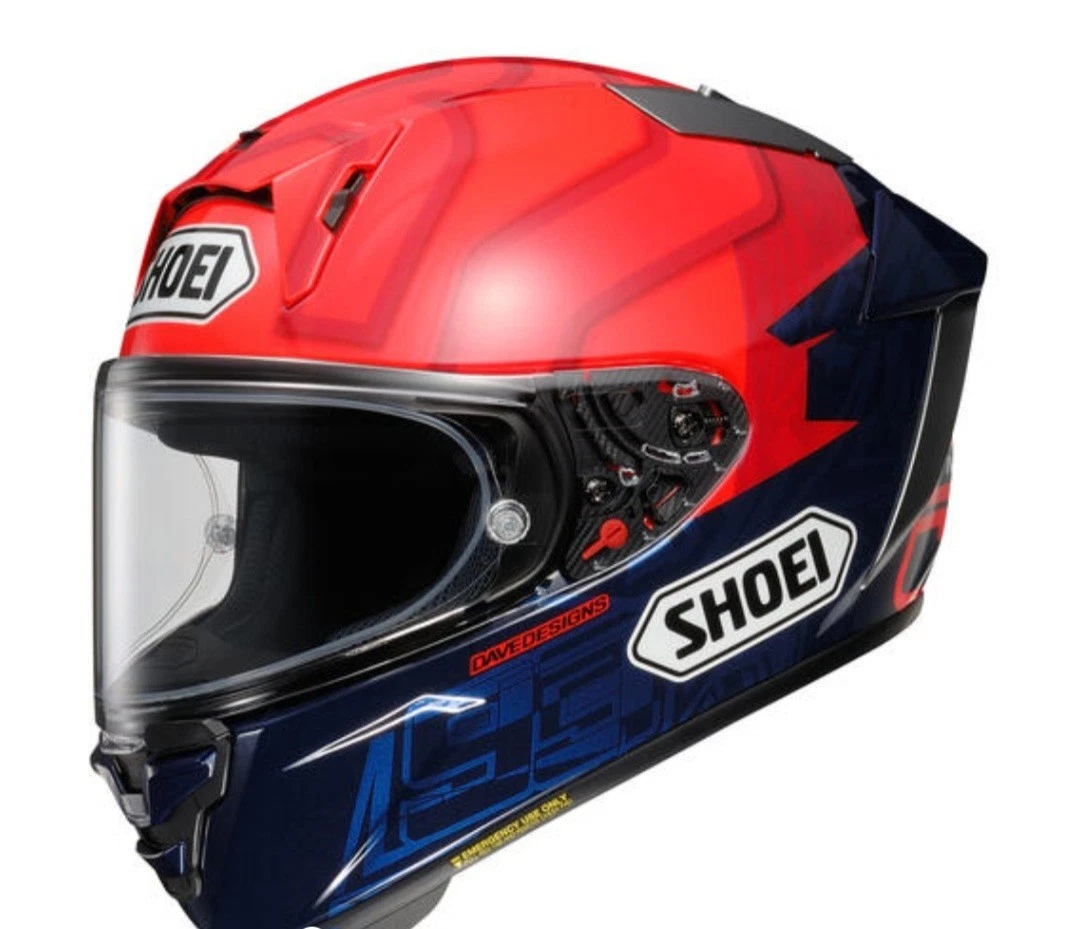 25+ SHOEI Red DOT Approved Motorcycle & Powersports Helmets for
