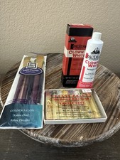 VTG Lot Of Zauders Superior Clown White Makeup & Grease Paints Brushes