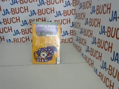 How to Phone Effectively: Business English am Telefon (mit Audio-CD) Bosewitz, R