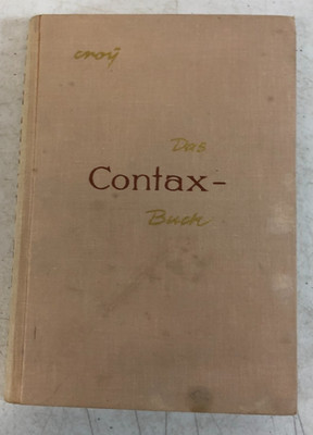 Das Contax- Buch, Croy, 1956, E-123